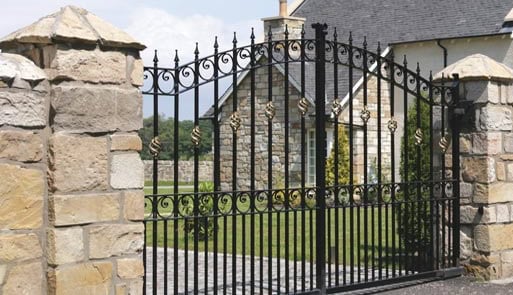 Custom iron automatic gate