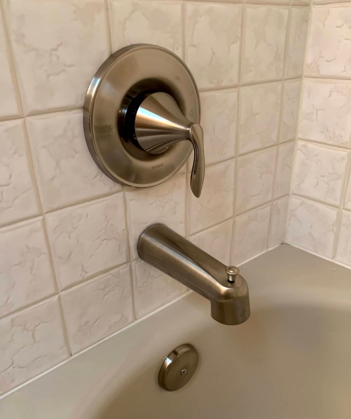 Tub faucet and control fixture