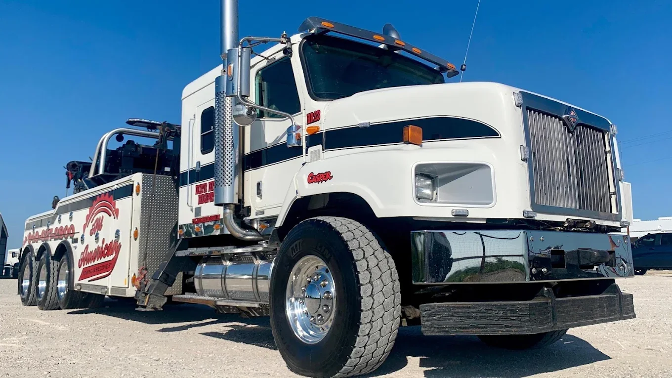All American Towing & Recovery heavy recovery truck