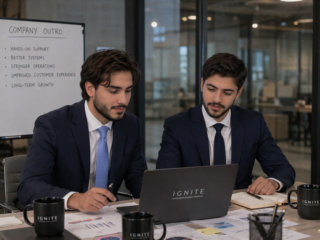 Professional business team in modern office