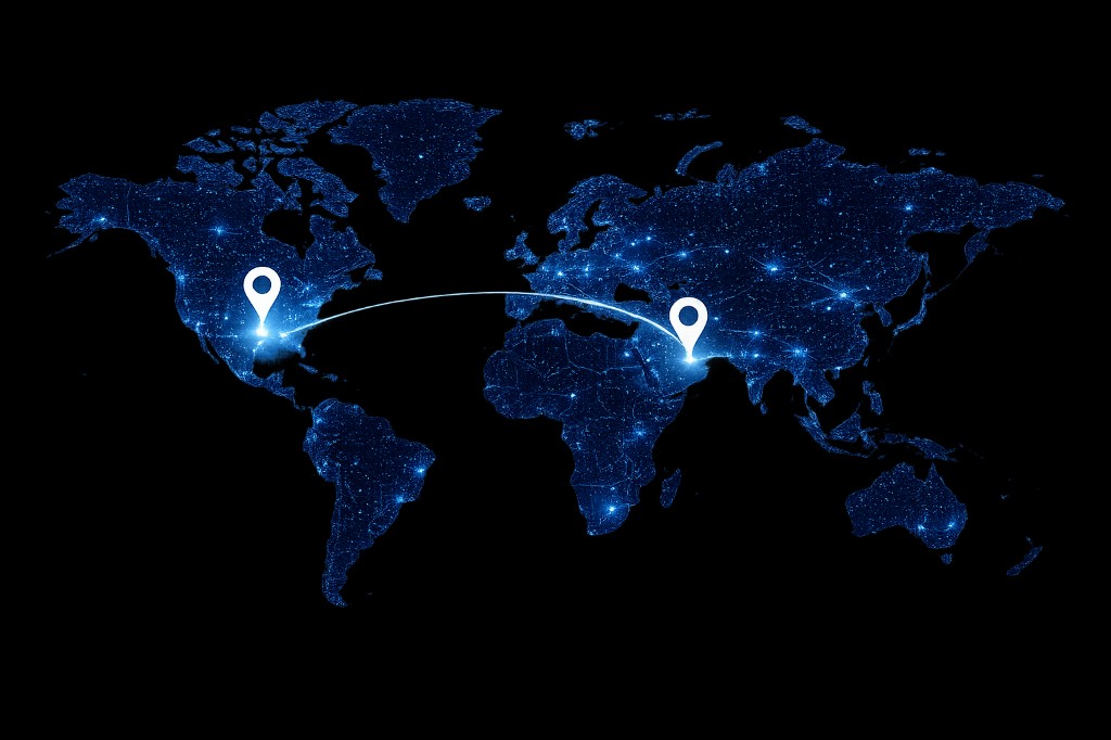 Global presence map
