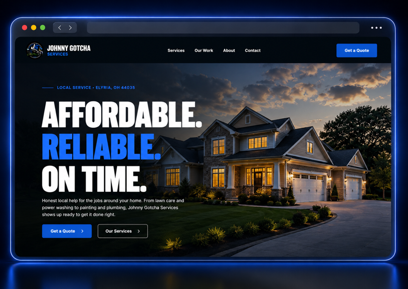 LOCAL SERVICE website preview