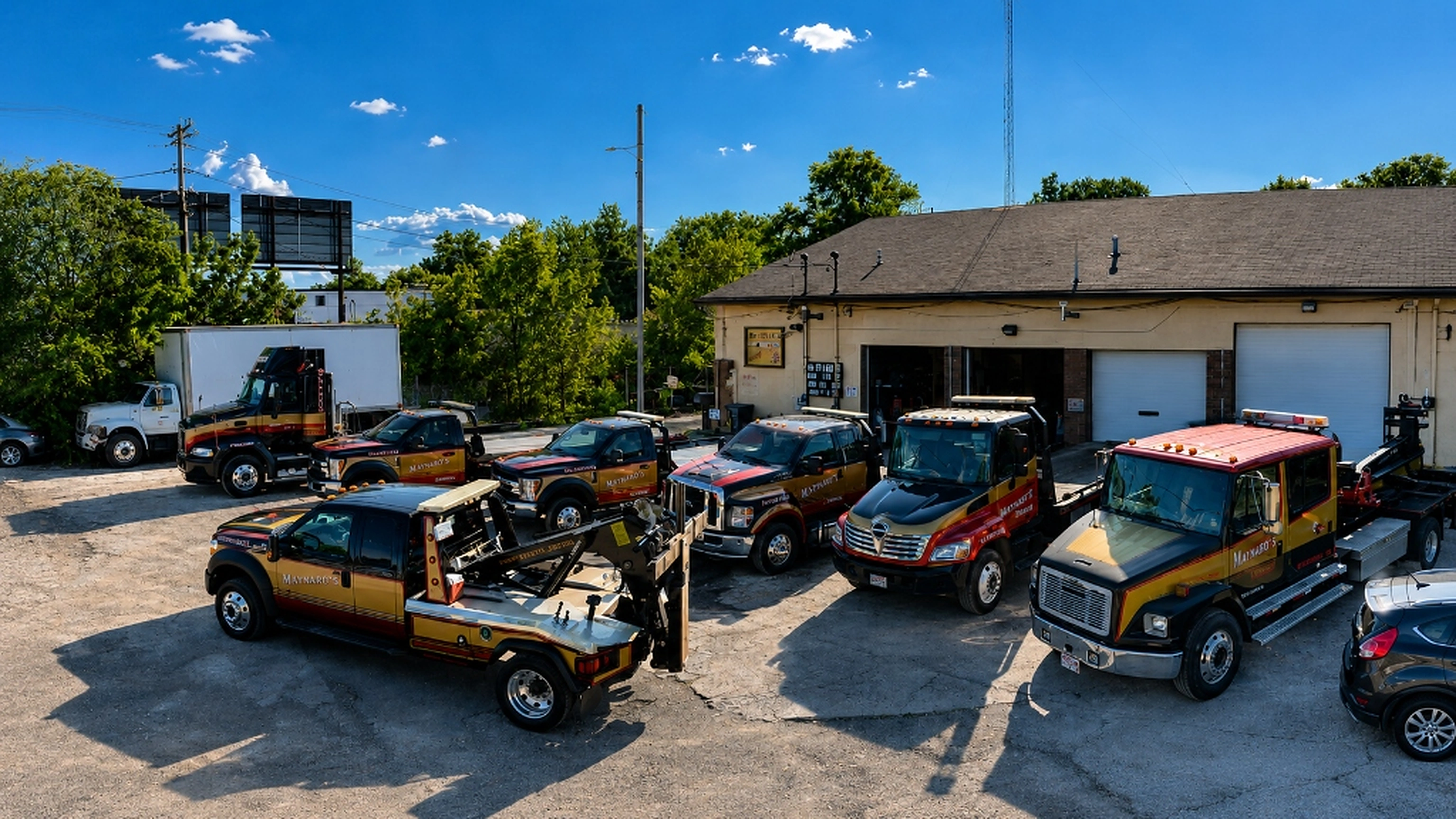 Maynard's Towing fleet in Columbus, Ohio